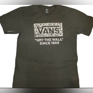 Vans Off The Wall Since 1966‎ Graphic Shirt Black Size Medium Pre-owned